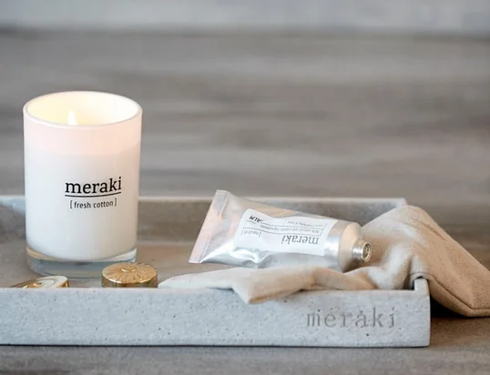 With this wonderfully scented candle from Meraki you can relax in style and enjoy the wonderful fragrance that spreads throughout the house.