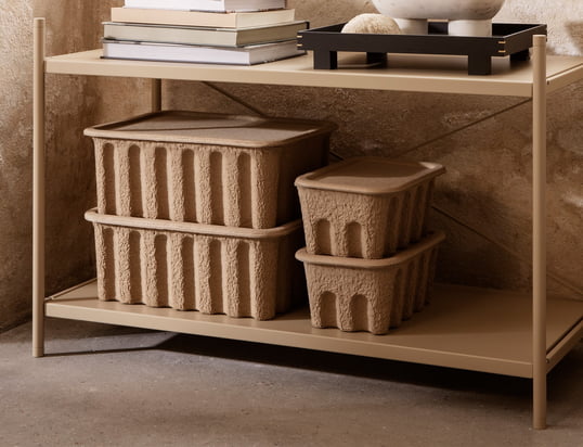 ferm Living - Paper Pulp Storage box, brown