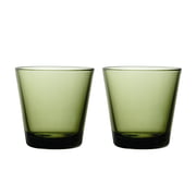 Scandinavian Design Set of 2 Tumblers in Original Box Made in Finland Kaj Frank for Iittala