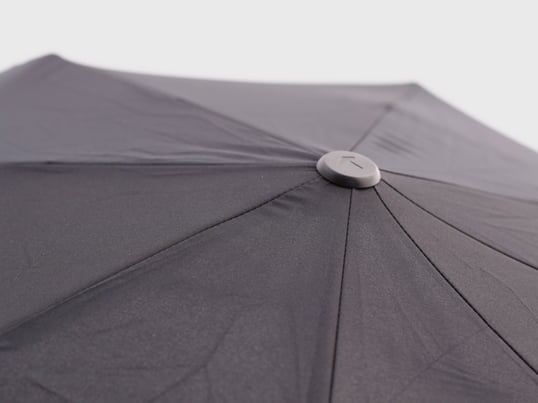 The ‘form follows function’ principle also counts for umbrellas, as design plays a role here. A variety of umbrellas can be found online in the Connox interior design shop.