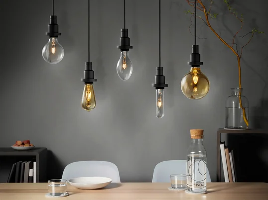 Osram Vintage 1906 LED light sources are available in various colours and shapes, which can also be easily combined with one another.