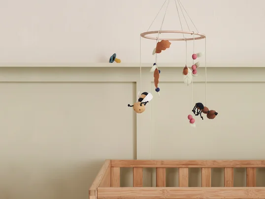 Mobiles for children and adults. Figurative and strong forms.