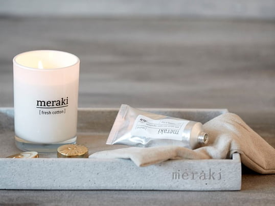 With this wonderfully scented candle from Meraki, you can relax in style and enjoy the wonderful fragrance that spreads throughout the house.