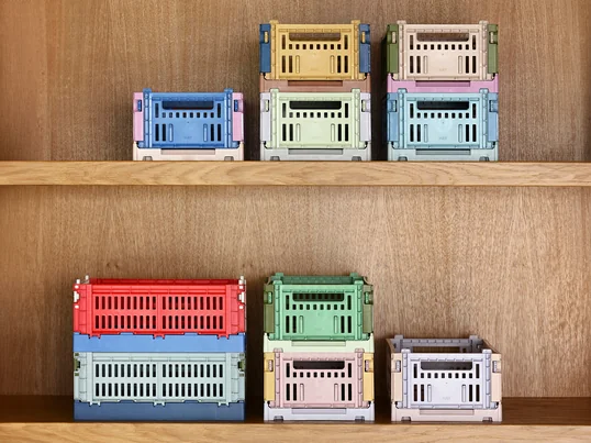 Colour Crate basket recycled from Hay