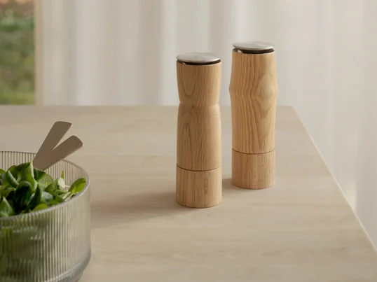 Stelton - Storm salt and pepper mill, oak