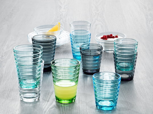 The functional and timeless simplicity of the glasses in the Aino Alto glass series from Iittala still looks modern and contemporary today.