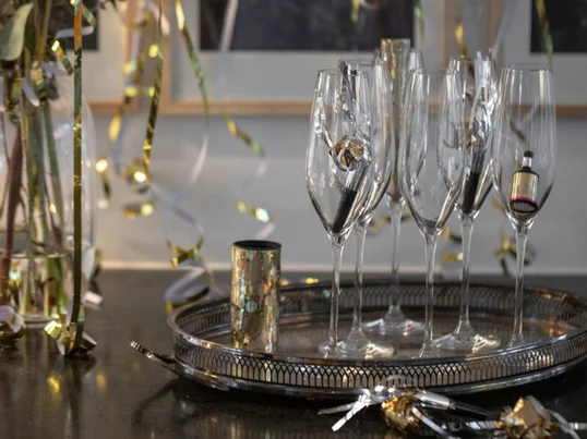 The Cabernet drinking glasses from Holmegaard in the ambience view. The stylish and thin-walled drinking glasses in different designs are well suited for any occasion.