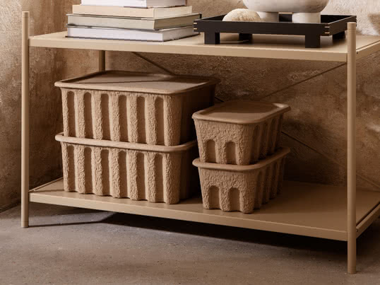 ferm Living - Paper Pulp Storage box, brown