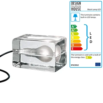 蛍光灯・電球 BLOCK LAMP Design House Stockholm Block Lamp – Design House Stockholm