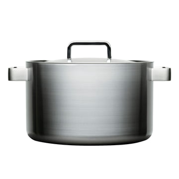 IKEA Large Stock Pot Saucepan Non-Stick Cooking Pot with Glass Lid Aluminum