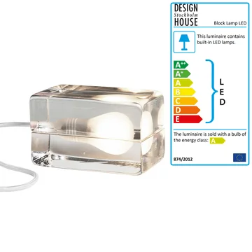 Design House Stockholm - Block Lamp, white