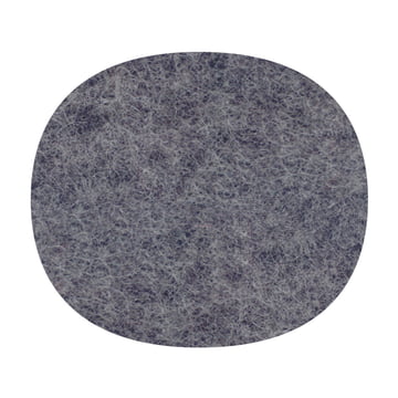 Seat Cushion Felt Round, Dark gray