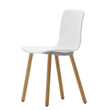 【2脚セット】Vitra ヴィトラ HAL Wood チェア ホワイト 木製脚 000000008969-01.jpg
