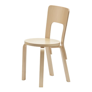 Artek 66 Chair, birch veneer