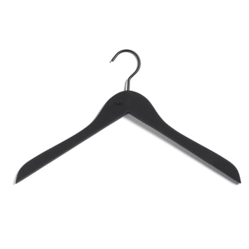 black clothes hangers