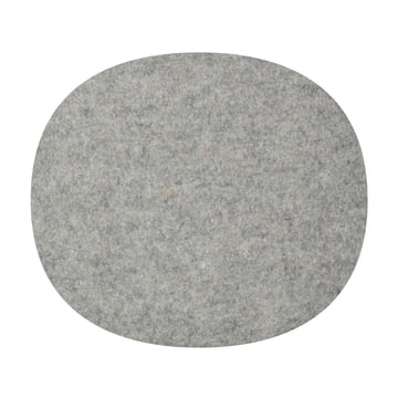 Seat Cushion Felt Round, Dark gray