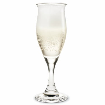 Holmegaard Cabernet Champagne Glass, Clear, 9.8 oz, 6 PCS.