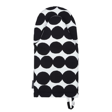 Marimekko Pieni Unikko Oven Mitten - Black & White