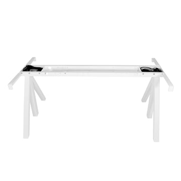 Works Height adjustable table frame from String in white