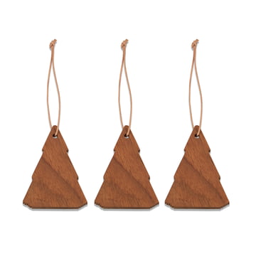 Skagerak - Spruce Tree Decoration, teak wood