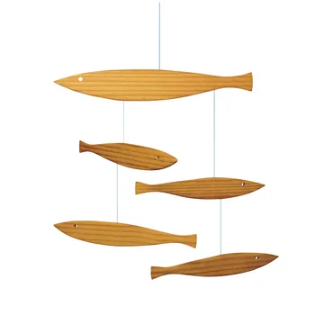 未使用　FLENSTED mobiles  木製　魚　floating fish Flensted Mobiles - Floating Fish Mobile | Connox
