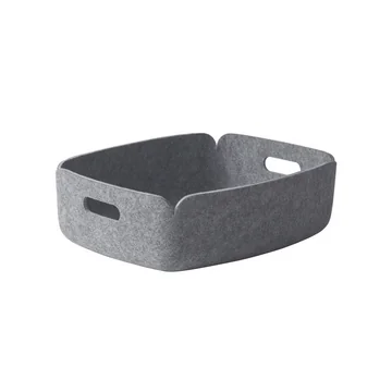 MUUTO（ムート）RESTORE BASKET グレーメランジェ Restore Basket | Versatile and playful storage solutions