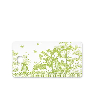 Breakfast Board Rosegarden by Bjørn Wiinblad in green