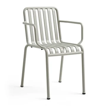 HAY｜PALISSADE ARM CHAIR｜GRAY グレー Palissade Cord Dining Armchair-Sky grey powder coated steel