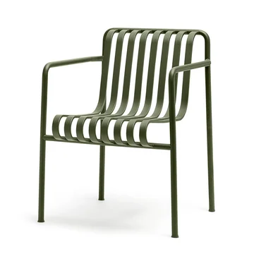 HAY｜PALISSADE ARM CHAIR｜GRAY グレー HAY Palissade dining armchair, sky grey | Finnish Design Shop