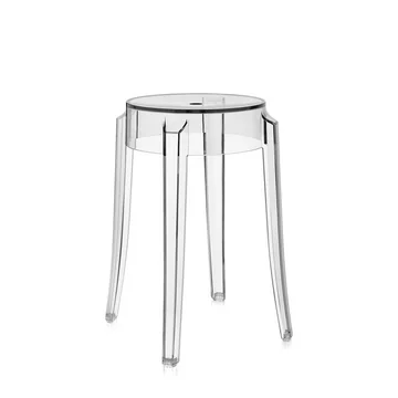 Kartell カルテル チャールズゴースト ブラック glossy black Kartell Charles Ghost Stools