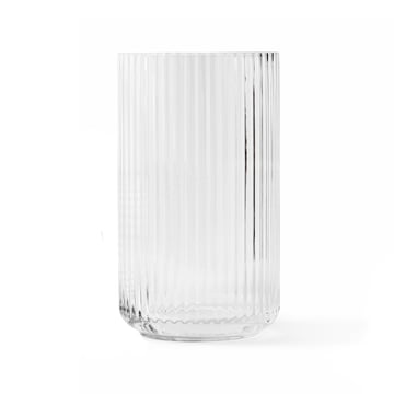 Glass vase H 25 cm from Lyngby Porcelæn in transparent