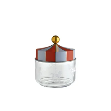 アレッシィ　ALESSI サーカス　CIRCUS ガラスジャー Amazon.com: Alessi Decorative Circus Jar, Multicolor : Home