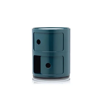 コンポニビリ　Kartell 2段 Kartell-Componibili-4966-blau-