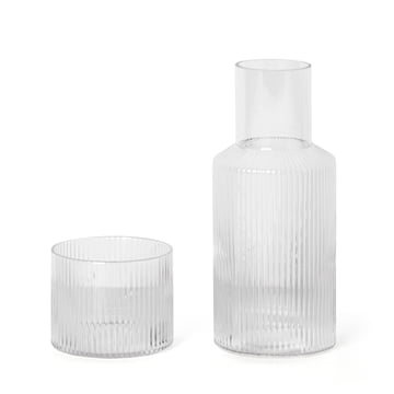 Ripple Carafe Small - Clear