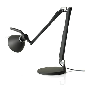 Fortebraccio Desk lamp D33N.100 from Luceplan of black