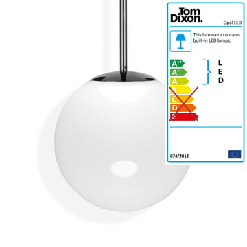 Tom dixon - Opal led pendant luminaire | Connox