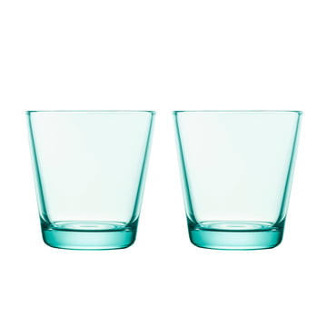 Drinking Green Glass Set of 7 Glasses