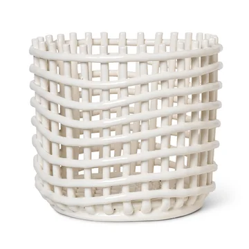 ferm LIVING ワイヤーバスケットS Ferm Living - Ceramic basket | Connox