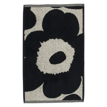 Marimekko Räsymatto Mini Towel, Black-White