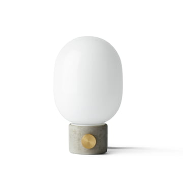JWDA Table lamp from Audo with concrete base and brass knob