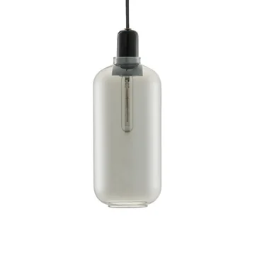 Amp Pendant lamp large from Normann Copenhagen in Smoke / Black