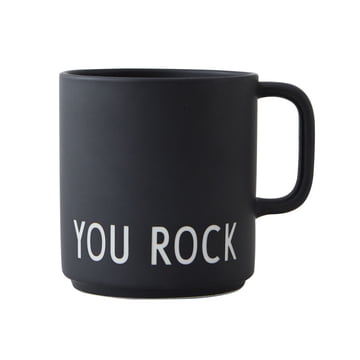 Design Letters Favourite Cup with Handle black Design Letters Favourite Cup with Handle black