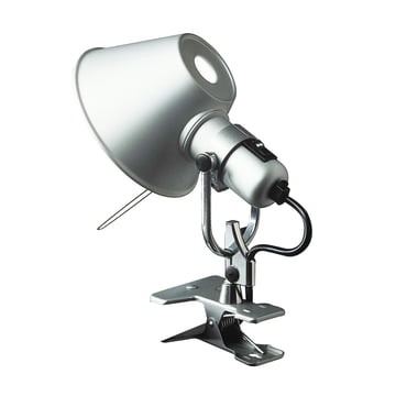 Artemide Tolomeo - Pinza clamp lamp, alu-silver