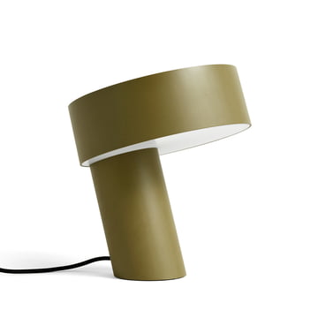 Slant Table lamp by Hay in 28 cm in the colour khaki