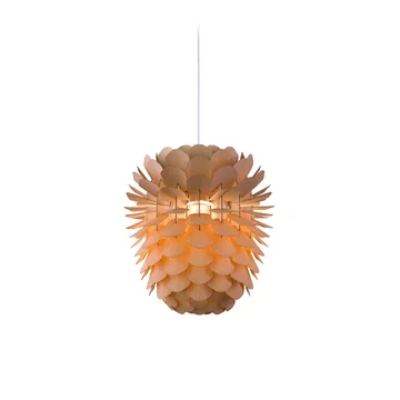 The Schneid - Zappy Pendant Lamp Small in oak / cable white
