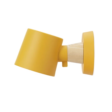 Rise Wall lamp with wall mount from Normann Copenhagen in yellow
