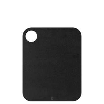 Glass Cutting Board Black and Grey Stone Marble-look Design 