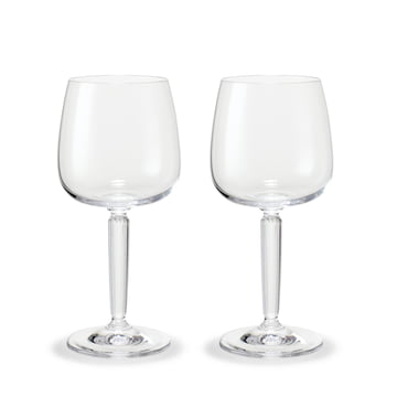 Nine - Milk Drinking Glass, Clear (Set of 2)