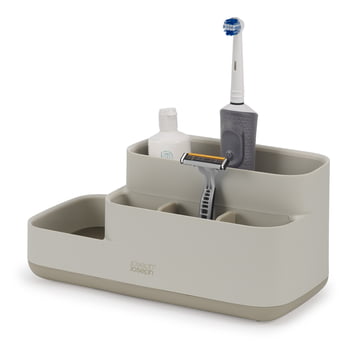 Joseph Joseph 70513 EasyStore Bathroom Storage Organizer Caddy Countertop,  Gray - Grey - Bed Bath & Beyond - 29962694