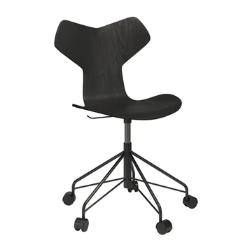 Fritz Hansen GRAND PRIX CHAIR ブラック Grand Prix Chair with Metal Legs